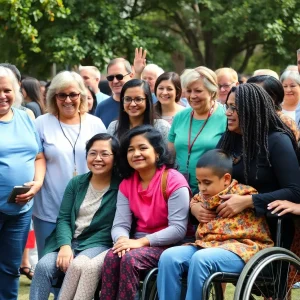 Community gathering for disability services support in Arizona