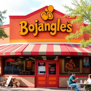 Exterior of the new Bojangles restaurant in Gilbert, Arizona.