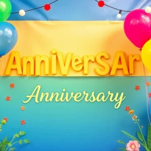 Celebration banner for Plexus Worldwide's 17th anniversary featuring health themes.