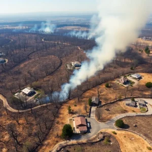 Scorched landscape from Cody Fire in Arizona