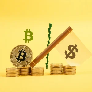 Conceptual representation of cryptocurrency investment conflicts