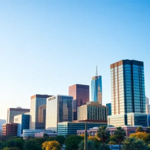 View of Arizona skyline representing business investment
