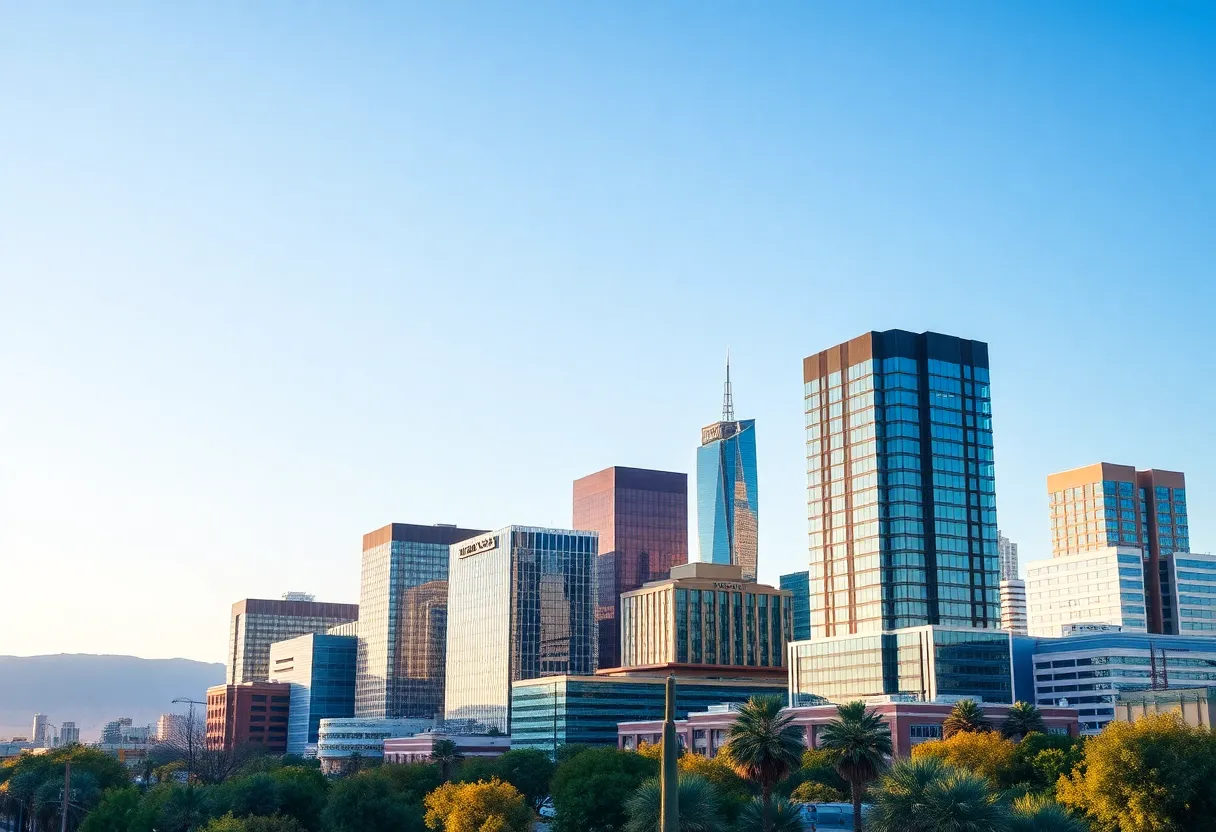 View of Arizona skyline representing business investment