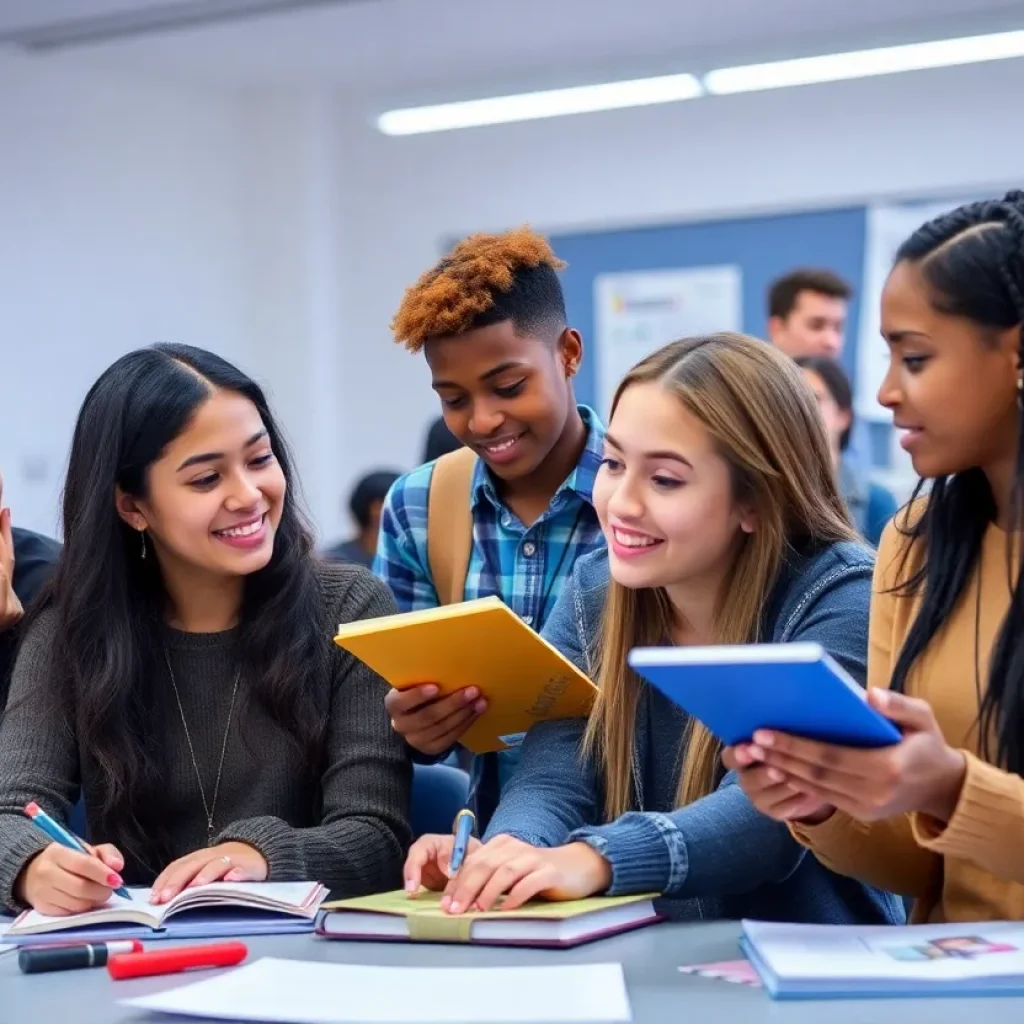 Students participating in college preparatory activities in Arizona