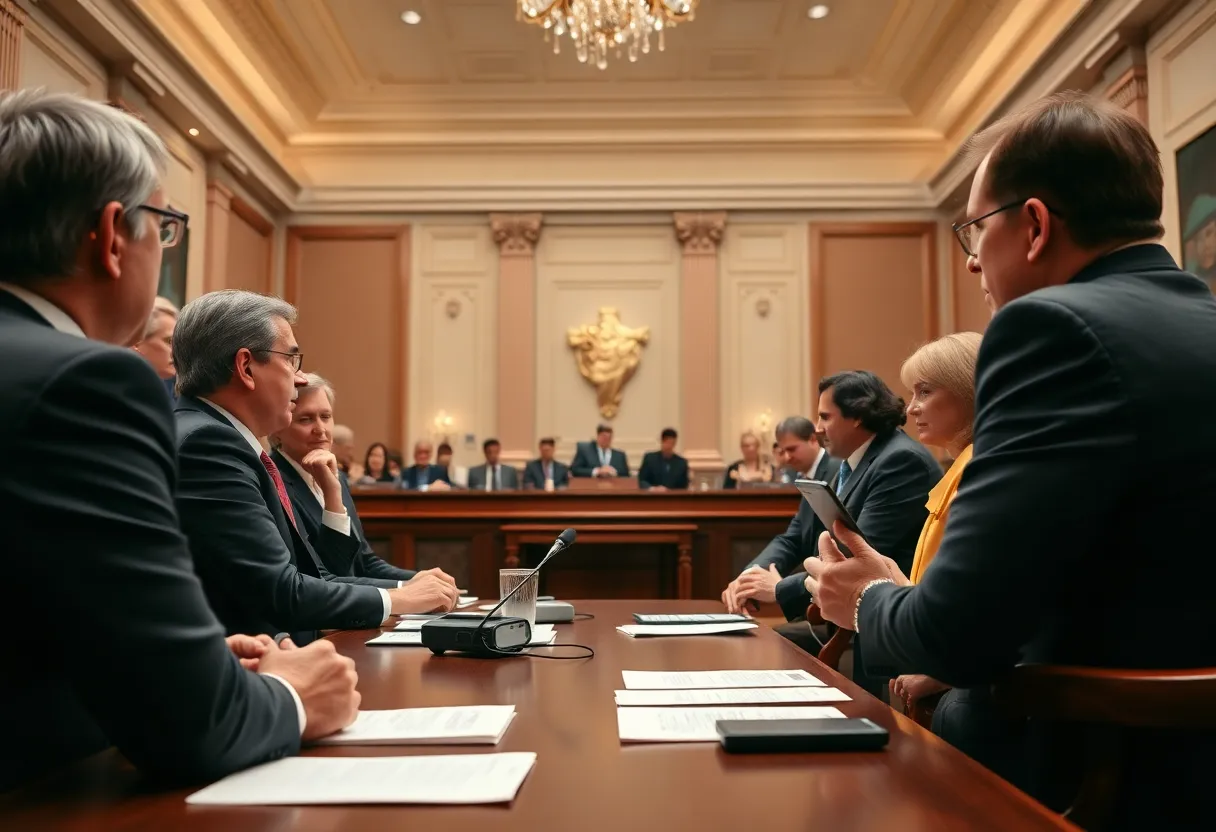 Lawmakers discussing healthcare legislation in Arizona