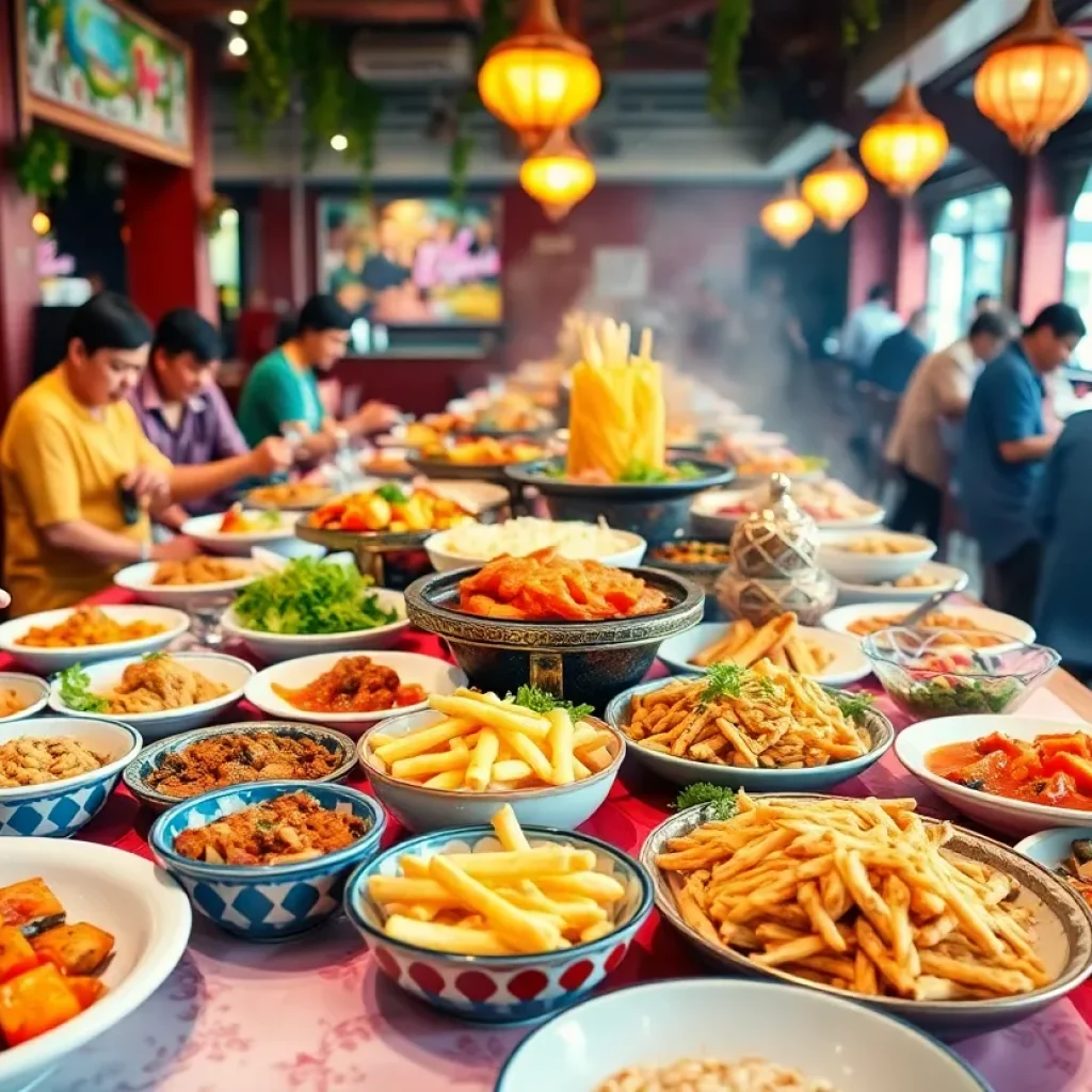 Table set with various dishes for Arizona Restaurant Week