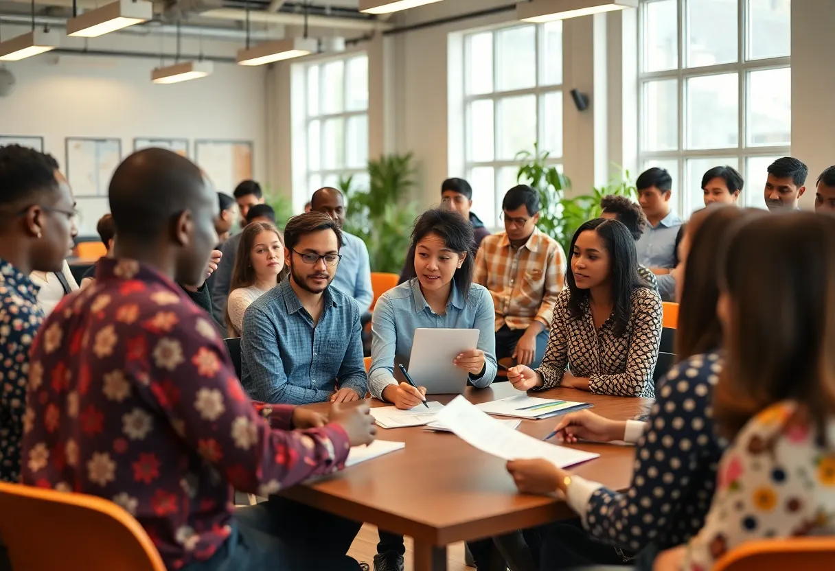 Entrepreneurs participating in a workshop at the Arizona SCALE Program