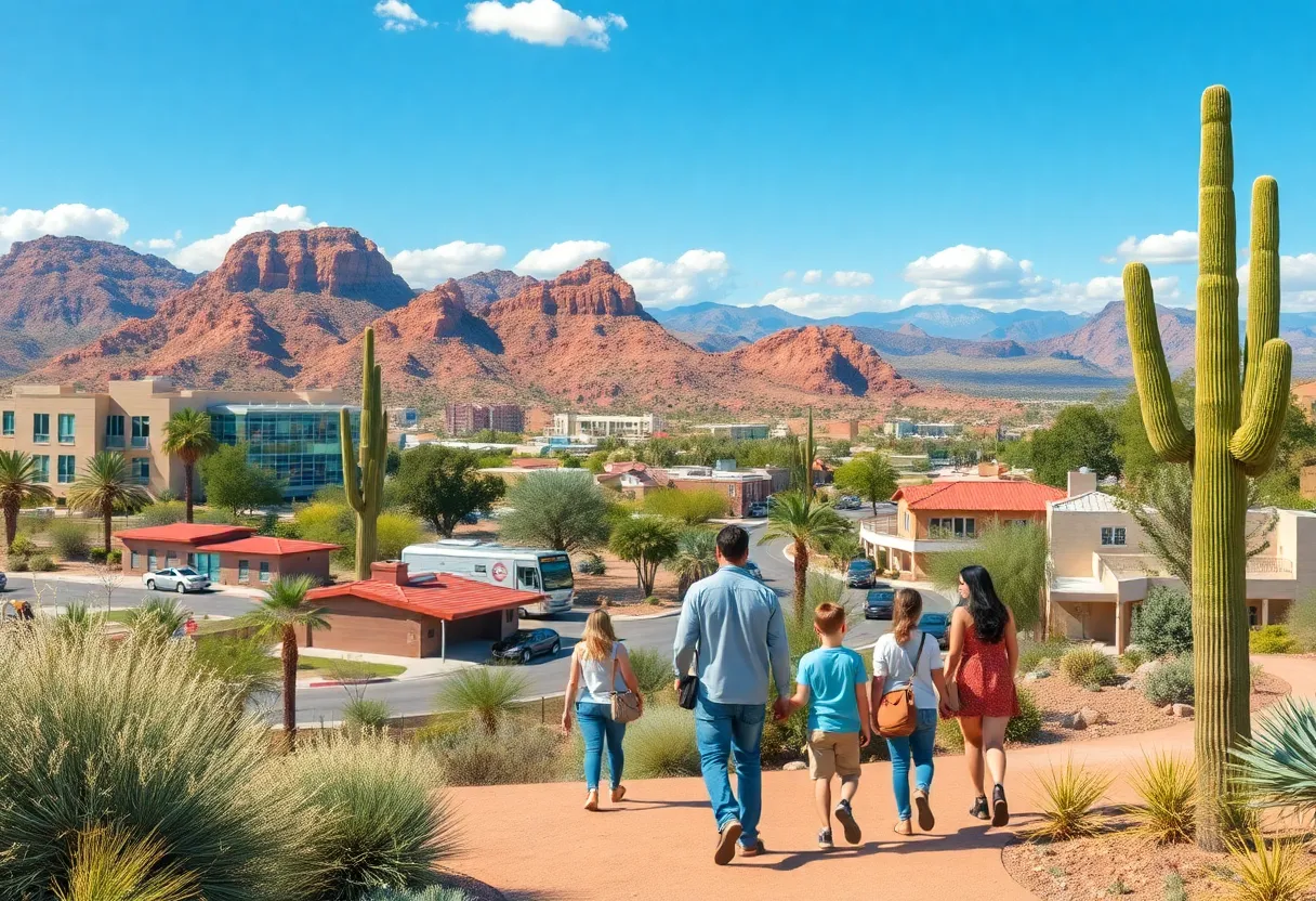 Vibrant Arizona landscape symbolizing population growth in 2024