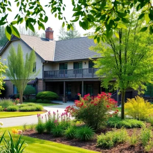 A peaceful assisted living facility focusing on elderly care and supervision.