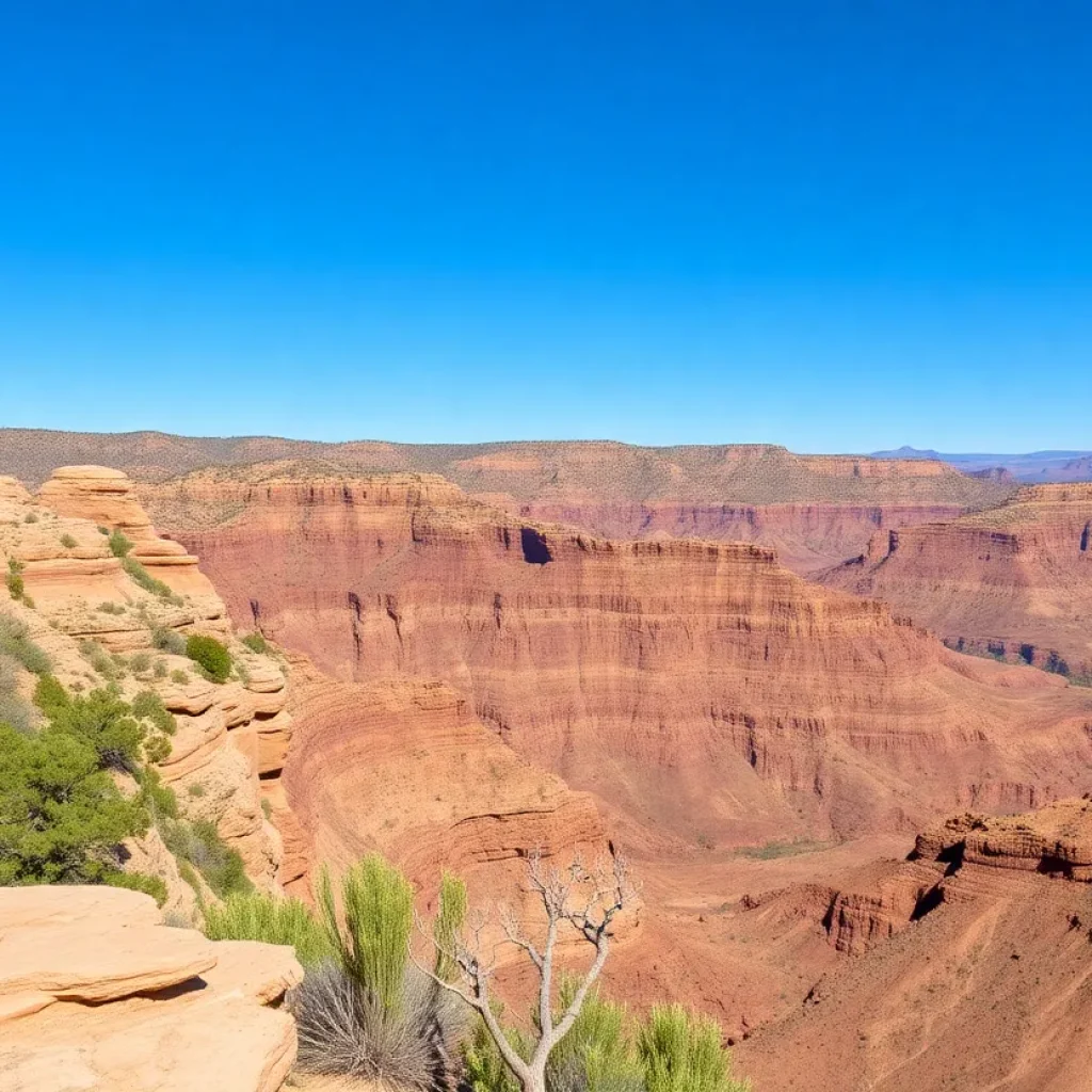 Rugged cliffs in Beaver Dam area, Arizona