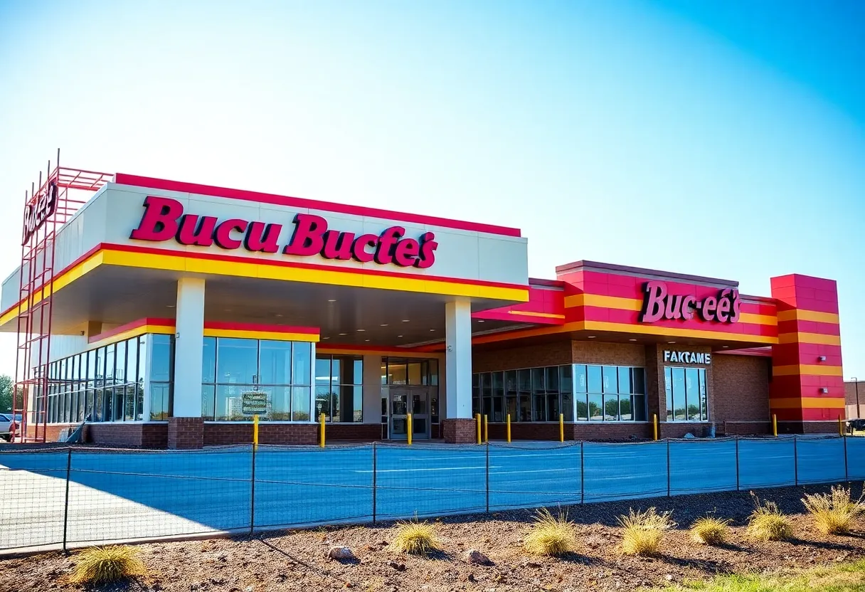 Construction site of Buc-ee's travel center in Goodyear, Arizona
