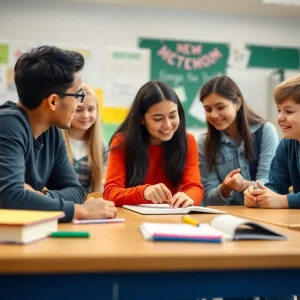 Students participating in the Freshman House program at Camelback High School.