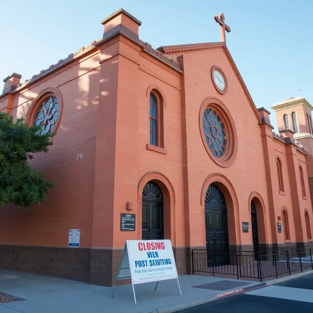 Exterior view of Central United Methodist Church in Phoenix