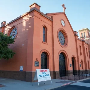Exterior view of Central United Methodist Church in Phoenix