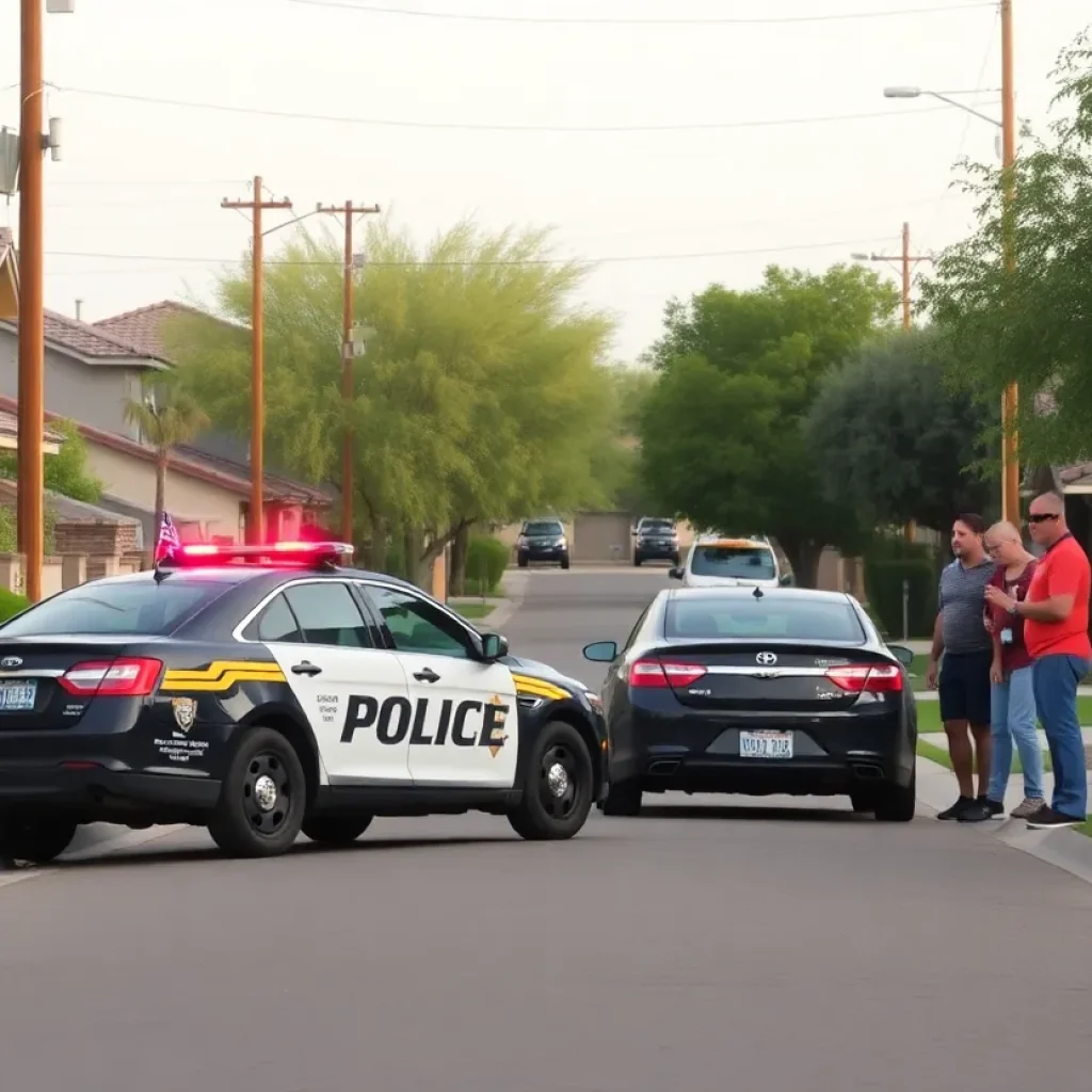 Scene depicting community safety efforts in Phoenix