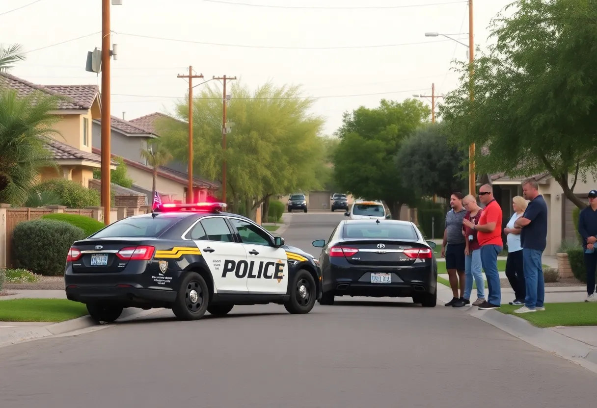 Scene depicting community safety efforts in Phoenix