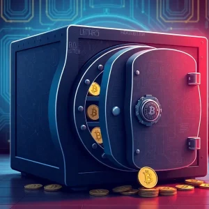 Illustration of a digital vault for abandoned digital assets