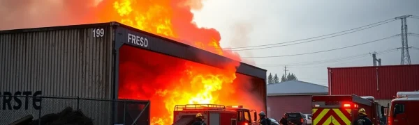 Fire Breaks Out at South Phoenix Waste Transfer Station