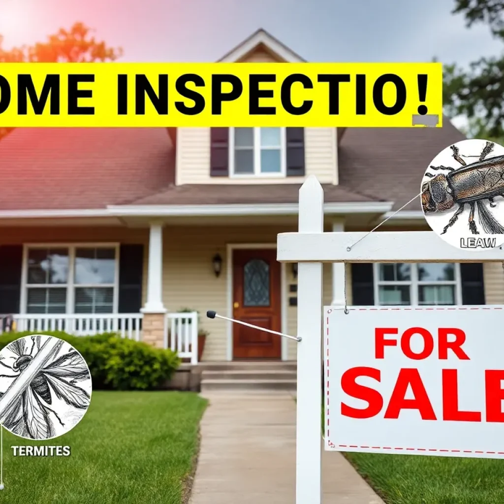 Visual representation of home inspection challenges with hidden damages