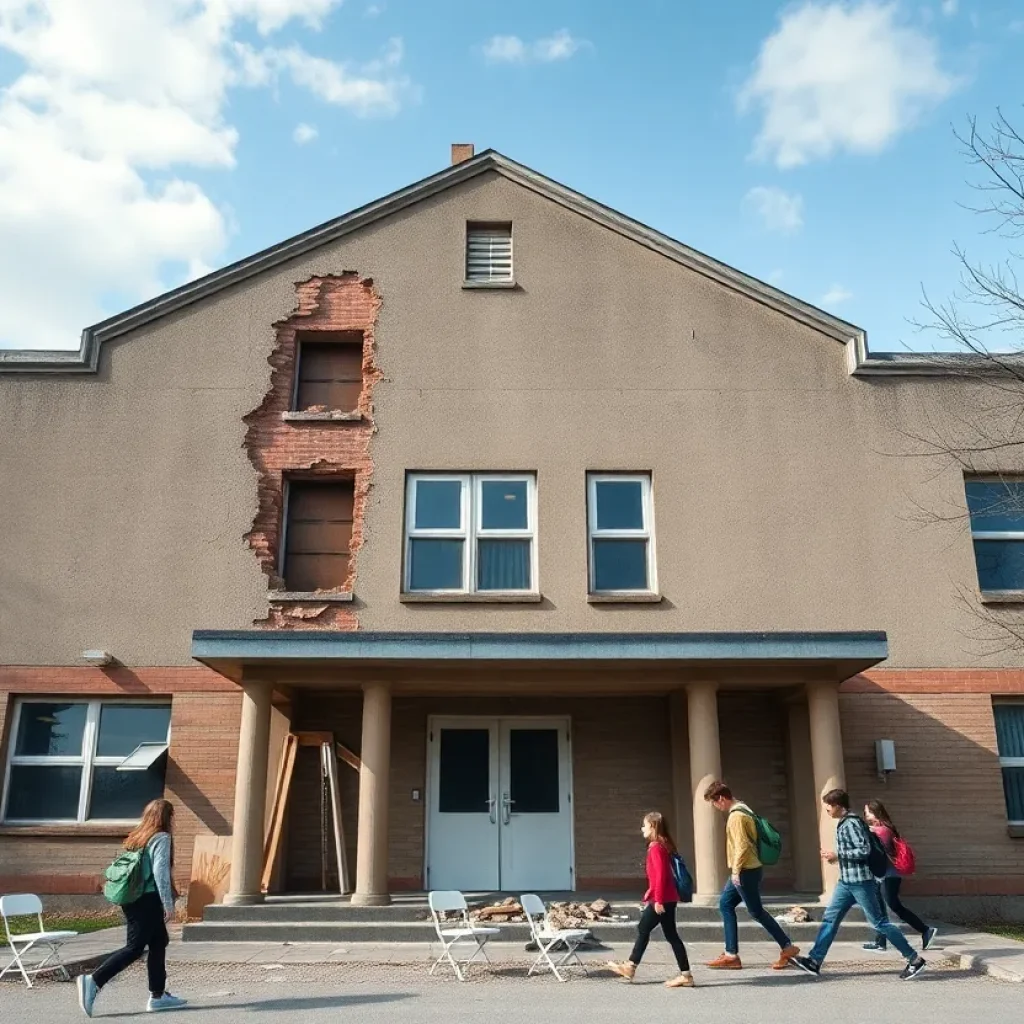 Struggling Isaac Elementary School District building