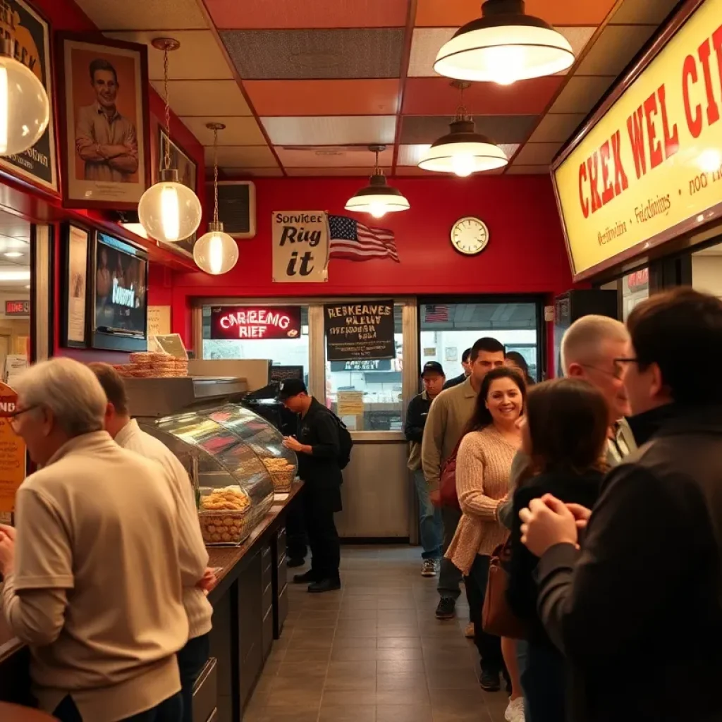 Inside view of Little Pickle Jewish deli in Phoenix