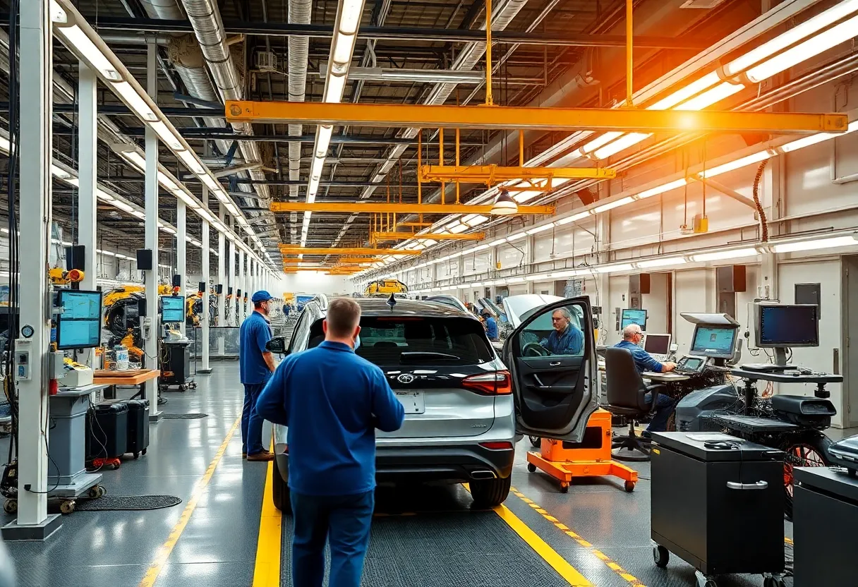 Lucid Group's Arizona electric vehicle manufacturing site