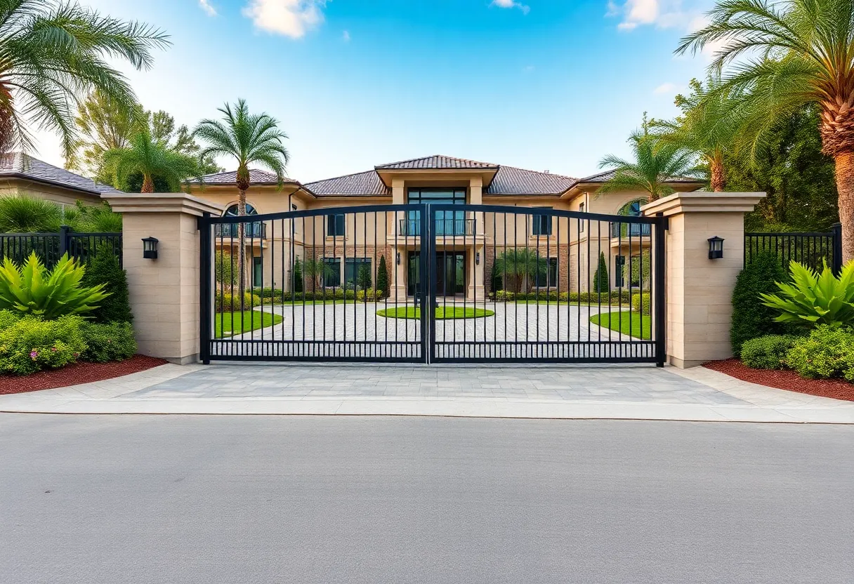 Luxury gated compound under construction in Paradise Valley, AZ