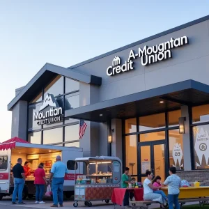 Grand opening celebration of Mountain America Credit Union in Queen Creek, Arizona