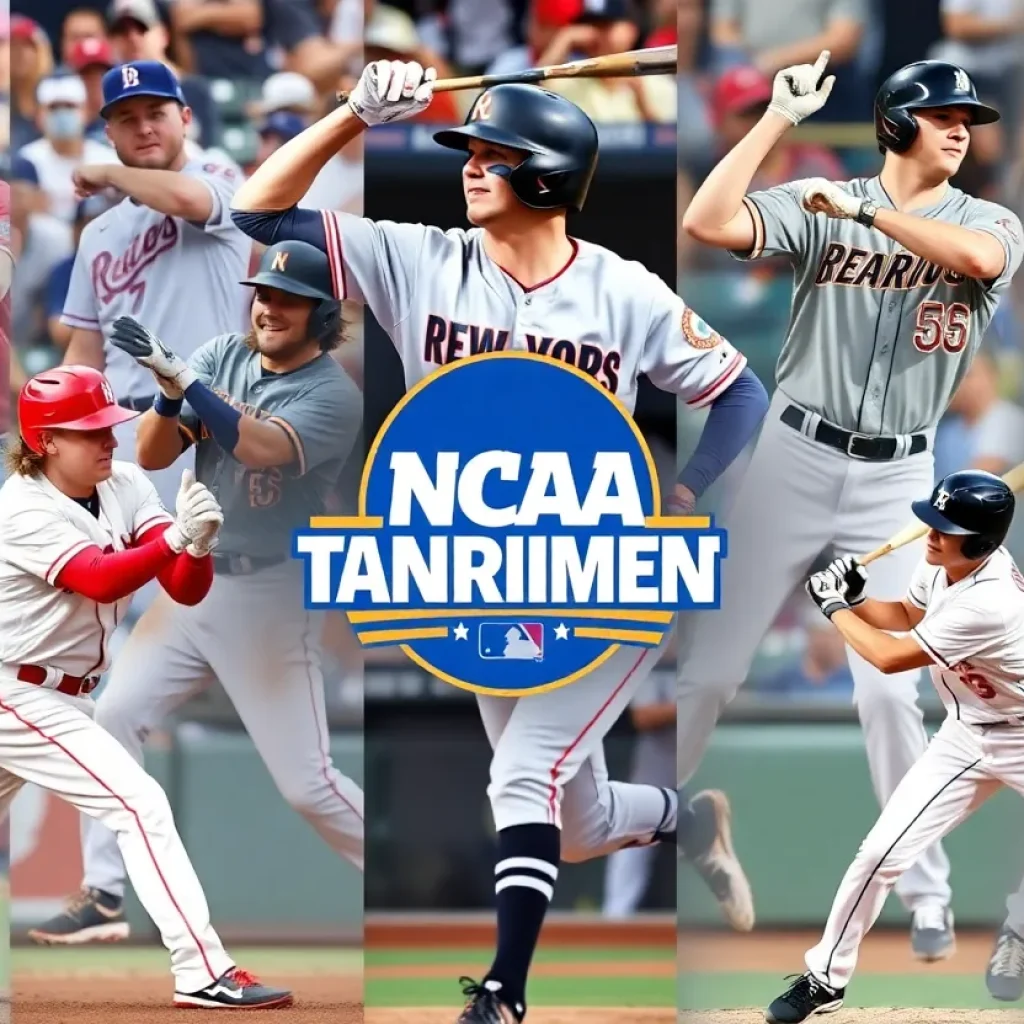 Teams competing in the NCAA Baseball Tournament