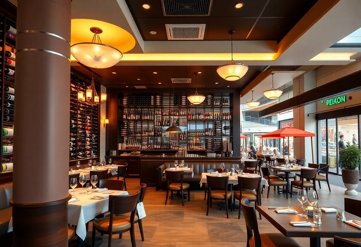 Interior view of Perry's Steakhouse in Gilbert, Arizona