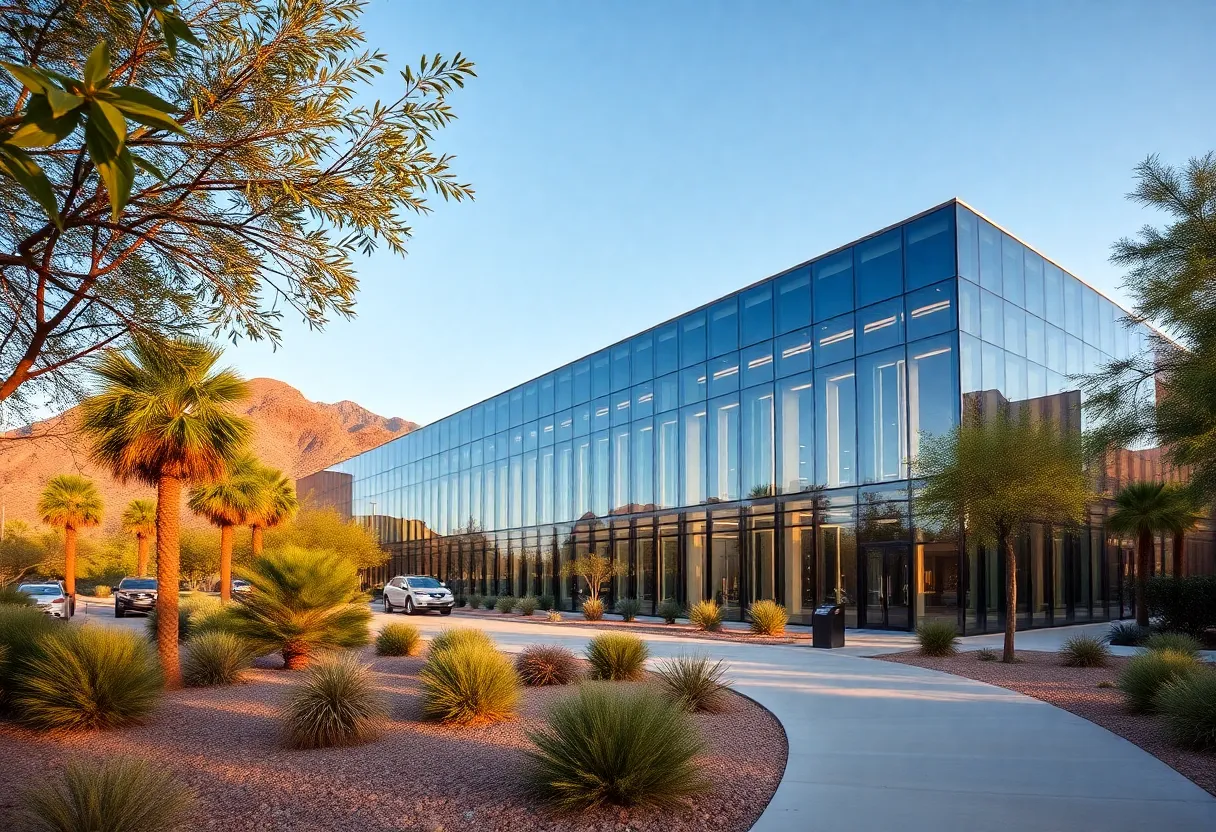 Architectural design of a data center in Phoenix