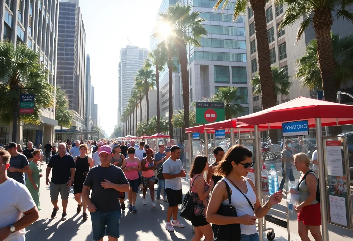 Phoenix residents utilizing cooling stations during extreme heat waves