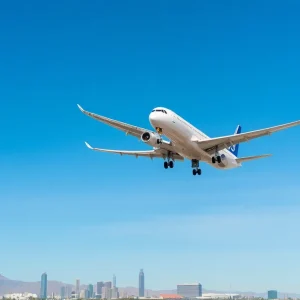 Airbus A350-900 airplane at Phoenix Sky Harbor