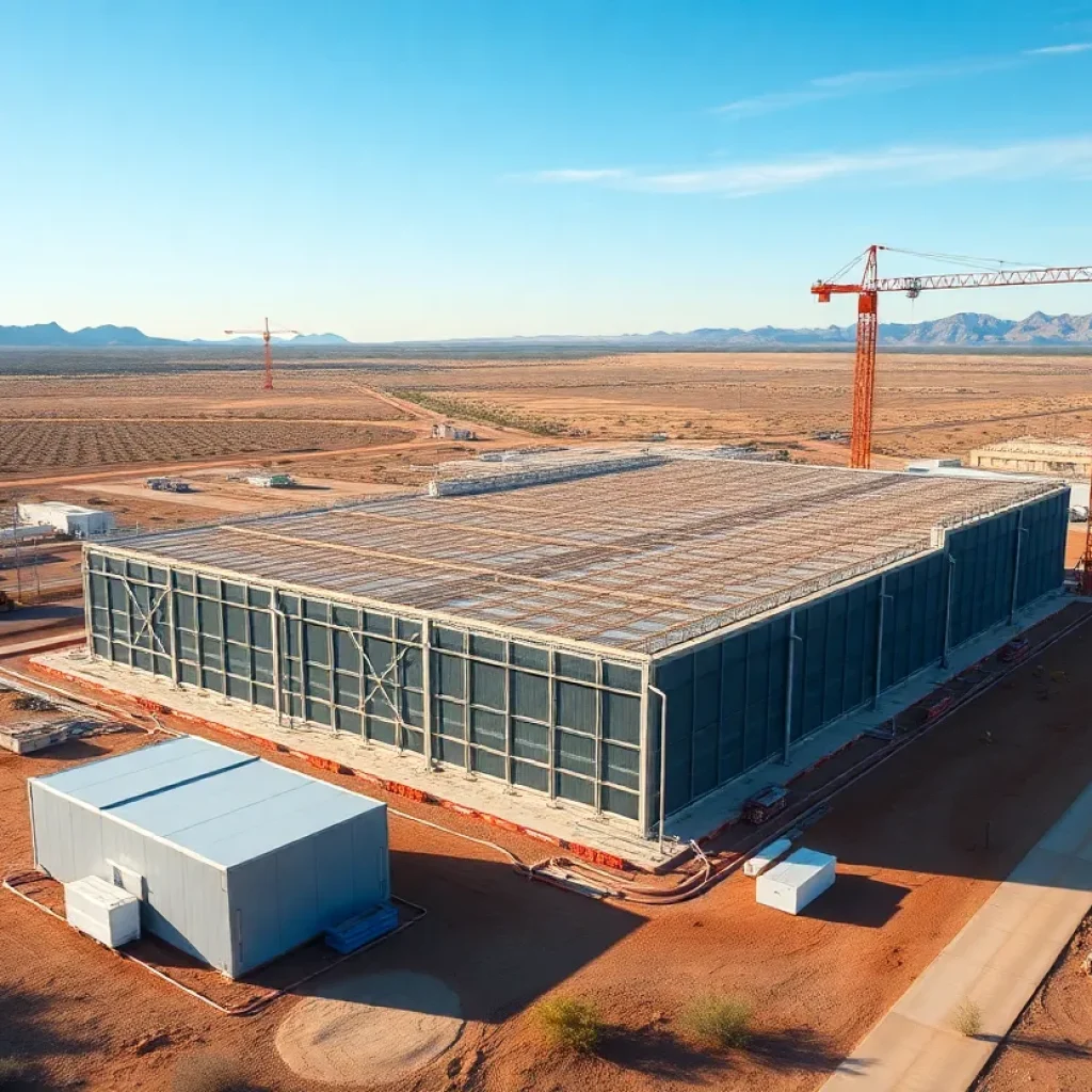 Construction site of the PHX-13 Data Center