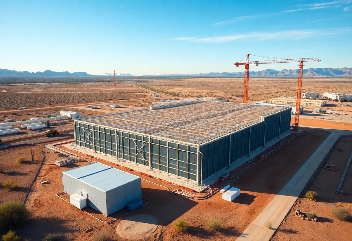 Construction site of the PHX-13 Data Center