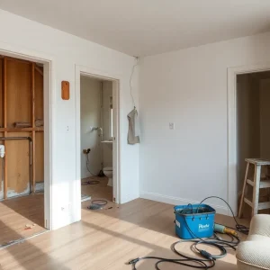 A home in Phoenix undergoing renovation due to pest and plumbing issues.