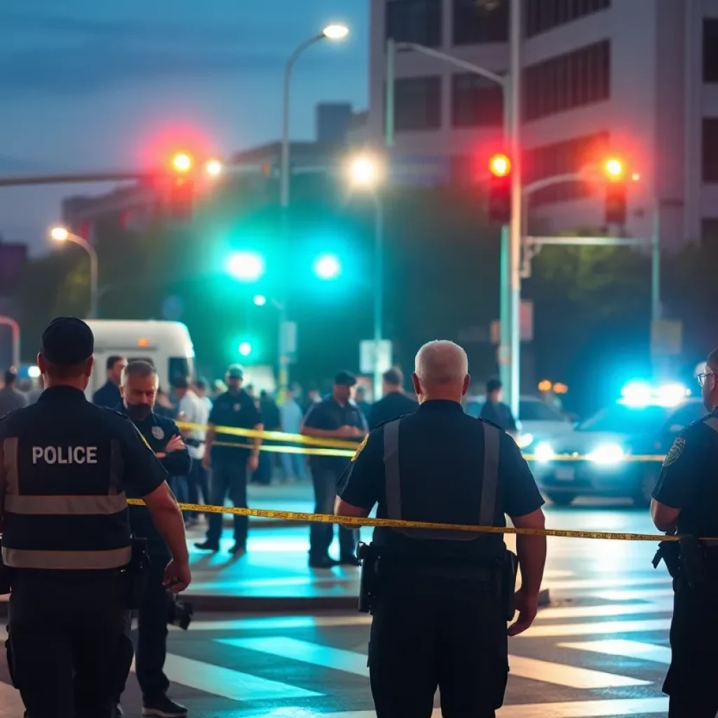Police investigating shooting incident in urban area