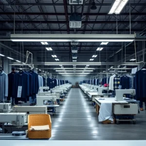 Stahls' garment manufacturing facility highlighting recent operational changes.
