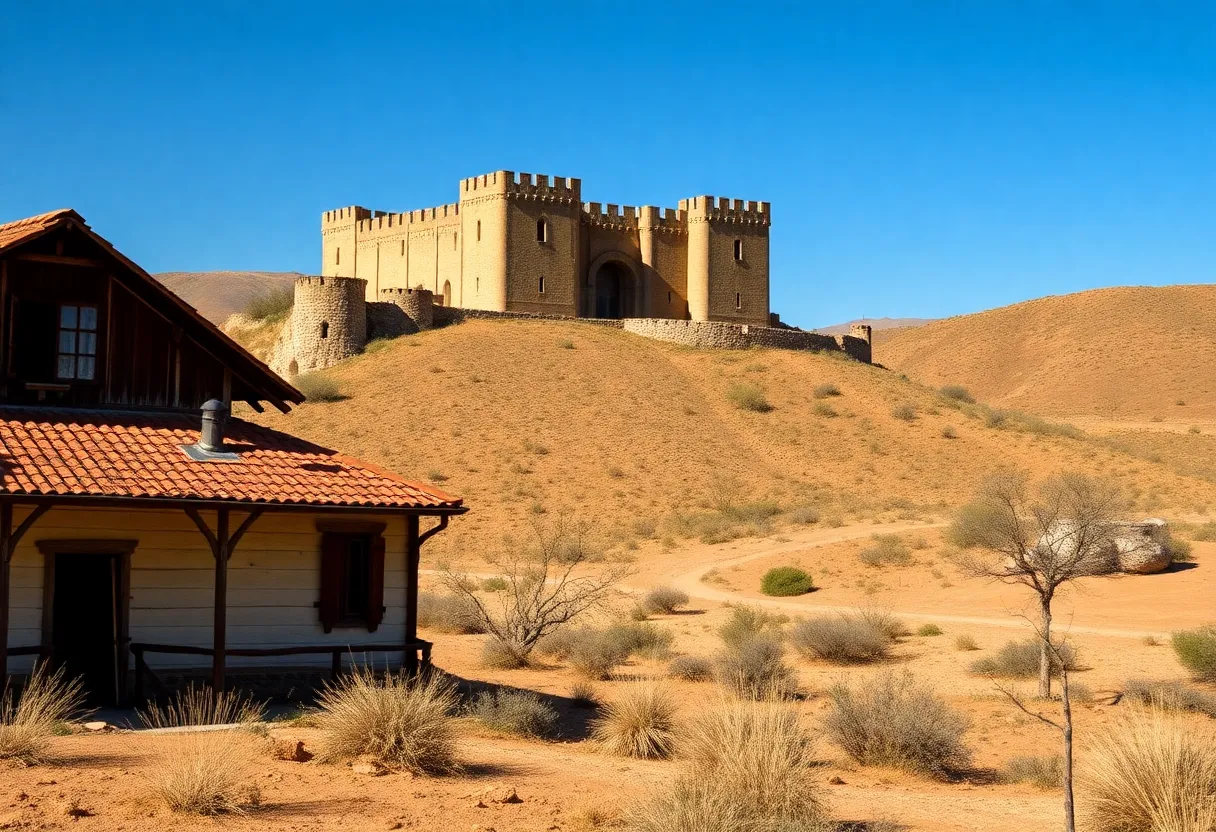 Historic view of Tovrea Castle in Phoenix