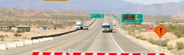 US 93 Closed Following Multi-Vehicle Crash in Wickenburg
