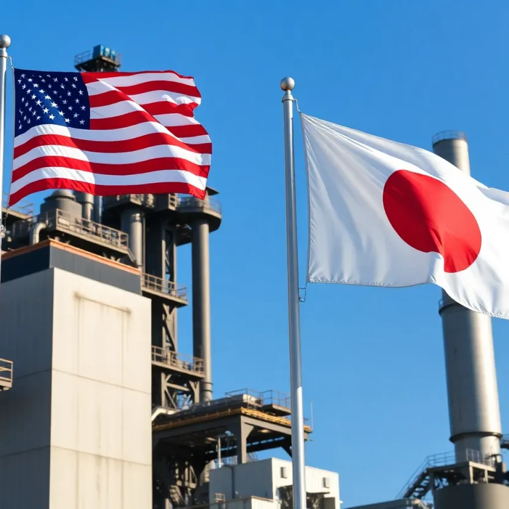 Symbolic representation of U.S. Steel and Nippon Steel partnership