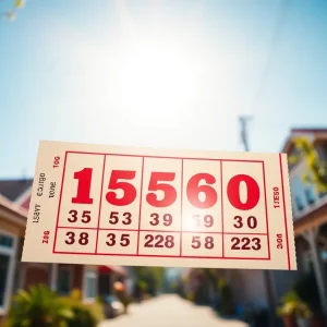 Winning lottery ticket from Arizona Lottery Fantasy Five