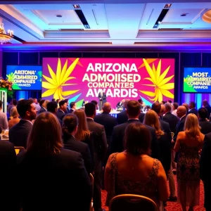 Scene from the Arizona's Most Admired Companies Awards Ceremony