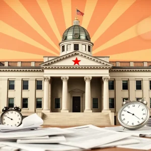 Representation of Arizona government facing a shutdown crisis