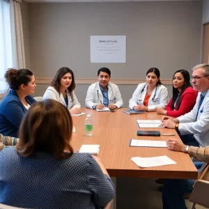Healthcare providers discussing Medicaid funding impacts in Arizona