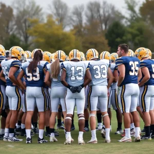 Arizona Cardinals players strategizing during offseason program