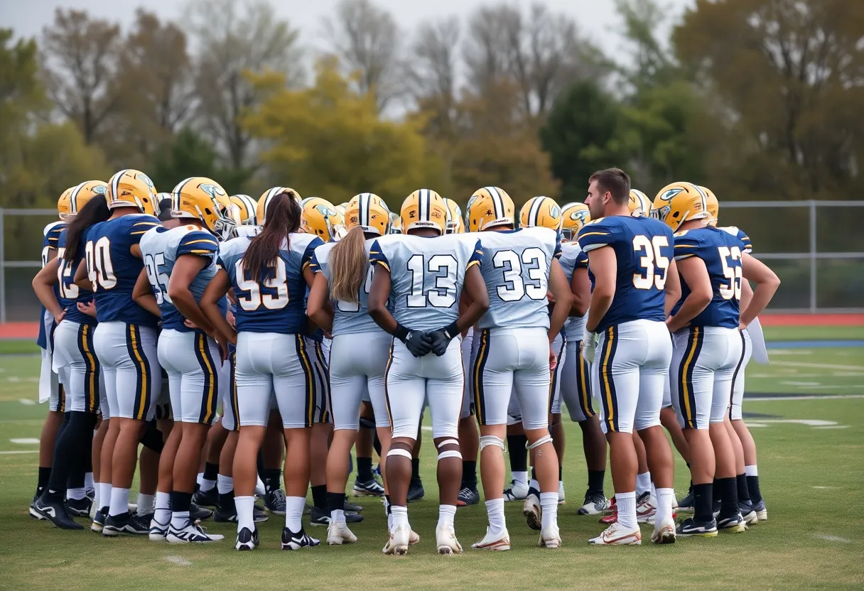Arizona Cardinals players strategizing during offseason program