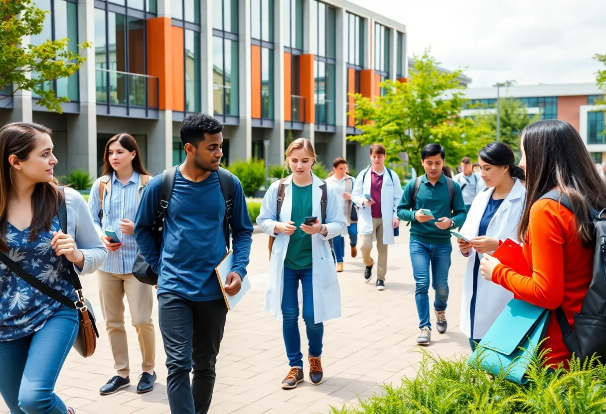 Students at Arizona universities engaged in diverse fields of study