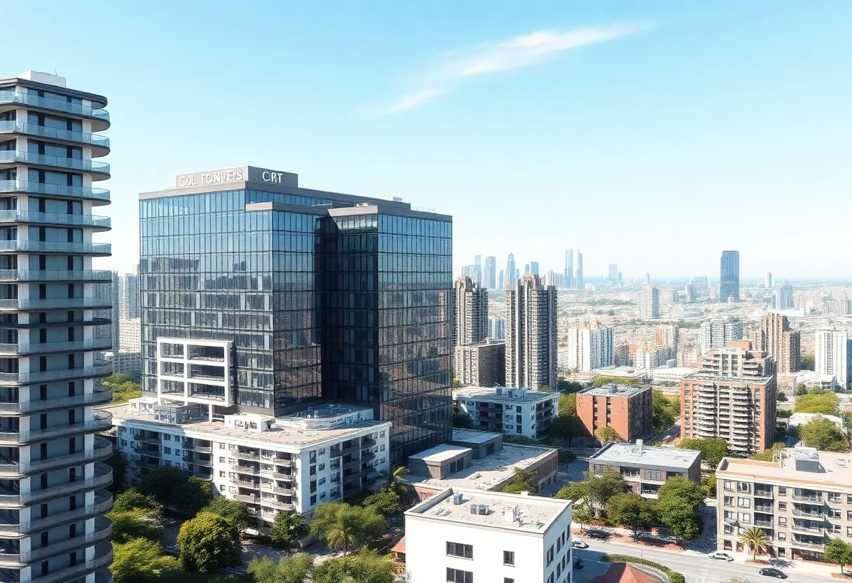 Conceptual design of Axon headquarters and residential apartments