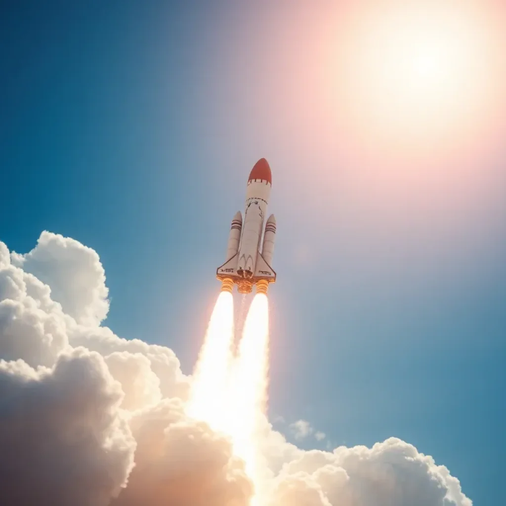 Launch of Blue Origin's New Shepard spacecraft